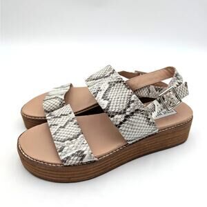 Steve Madden Teenie Platform Wedge Sandals Women's Multicolor Size US9M EU39.5